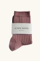 Le Bon Shoppe Her Socks Desert Rose - Steranko Clothing Manchester