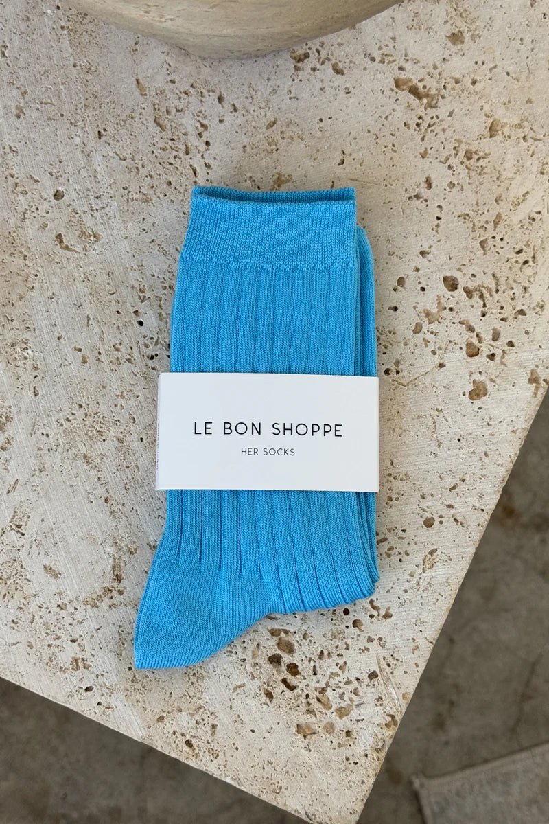 Le Bon Shoppe Her Socks Ice Water - Steranko Clothing Manchester