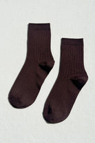 Le Bon Shoppe Her Socks (MC Cotton) Coffee - Steranko Clothing Manchester