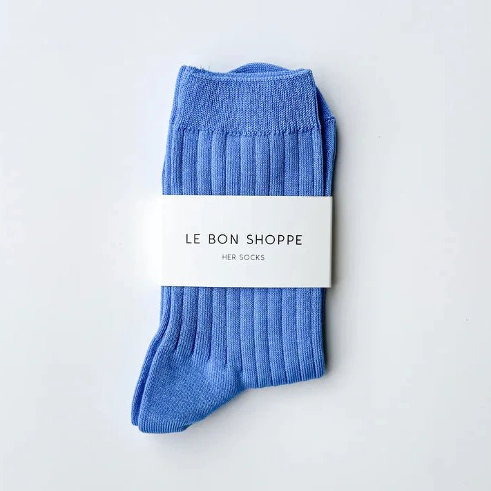 Le Bon Shoppe Her Socks Periwinkle - Steranko Clothing Manchester