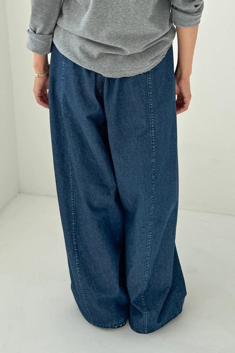 Le Bon Shoppe Parachute Pants Blue Denim - Steranko Clothing Manchester