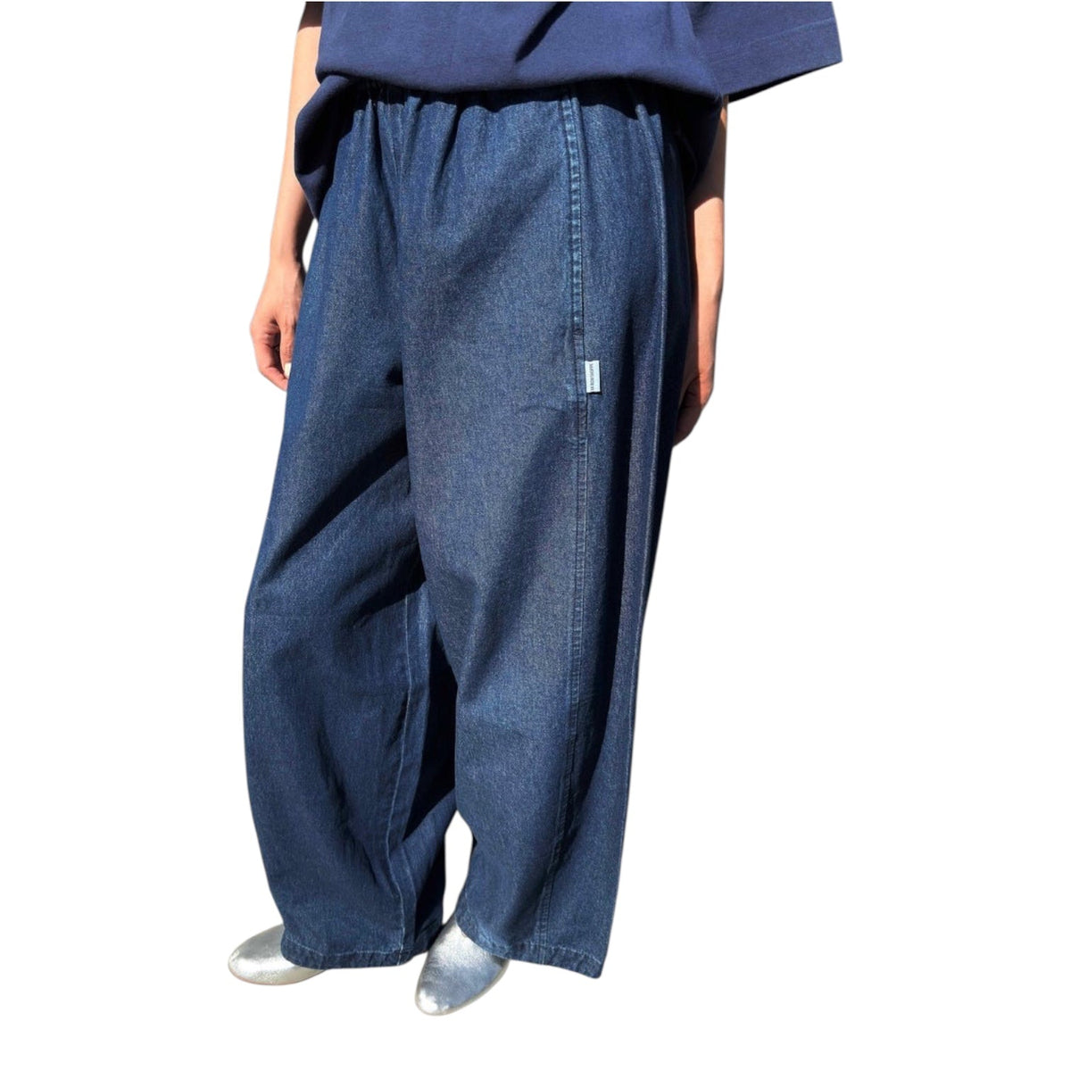 Le Bon Shoppe Parachute Pants Blue Denim - Steranko Clothing Manchester