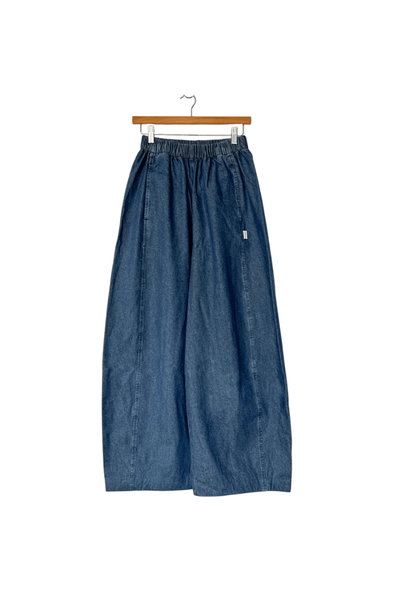 Le Bon Shoppe Parachute Pants Blue Denim - Steranko Clothing Manchester