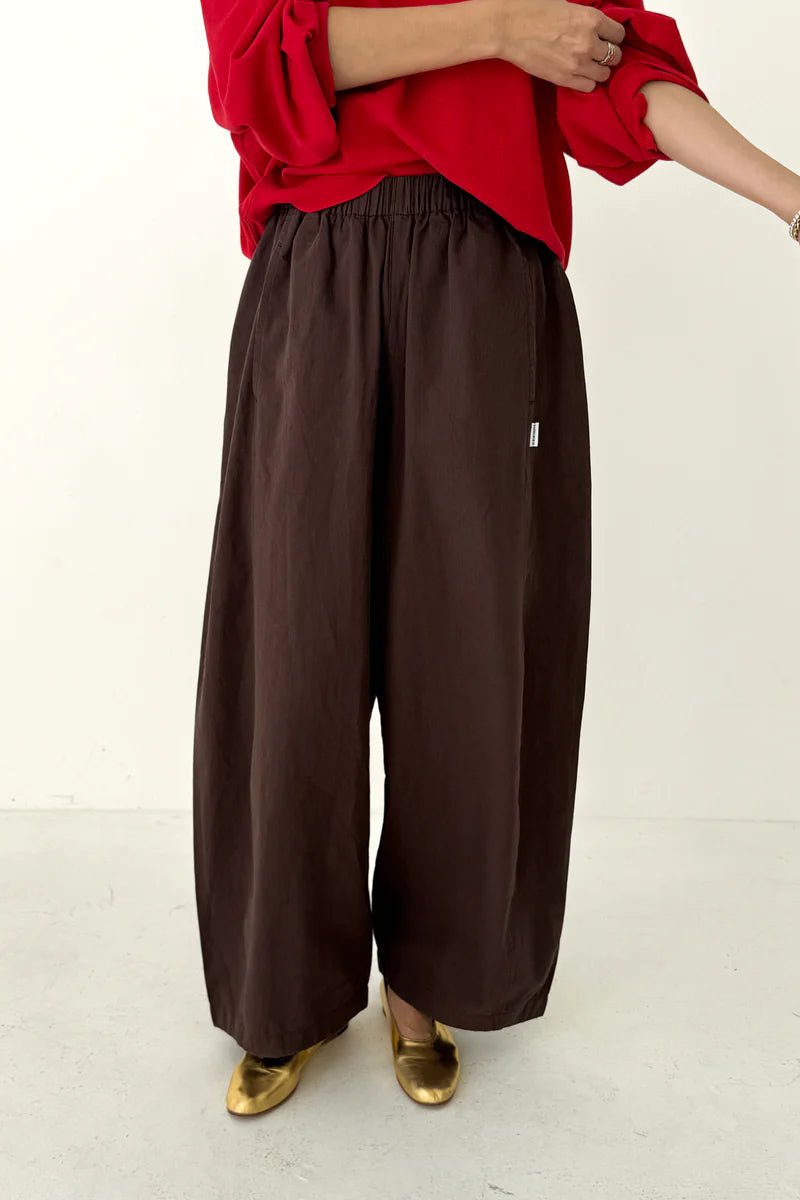 Le Bon Shoppe Parachute Pants Dark Brown - Steranko Clothing Manchester