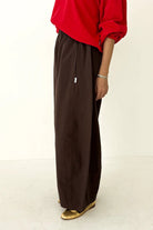 Le Bon Shoppe Parachute Pants Dark Brown - Steranko Clothing Manchester