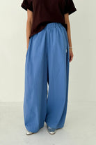 Le Bon Shoppe Parachute Pants Slate Blue - Steranko Clothing Manchester