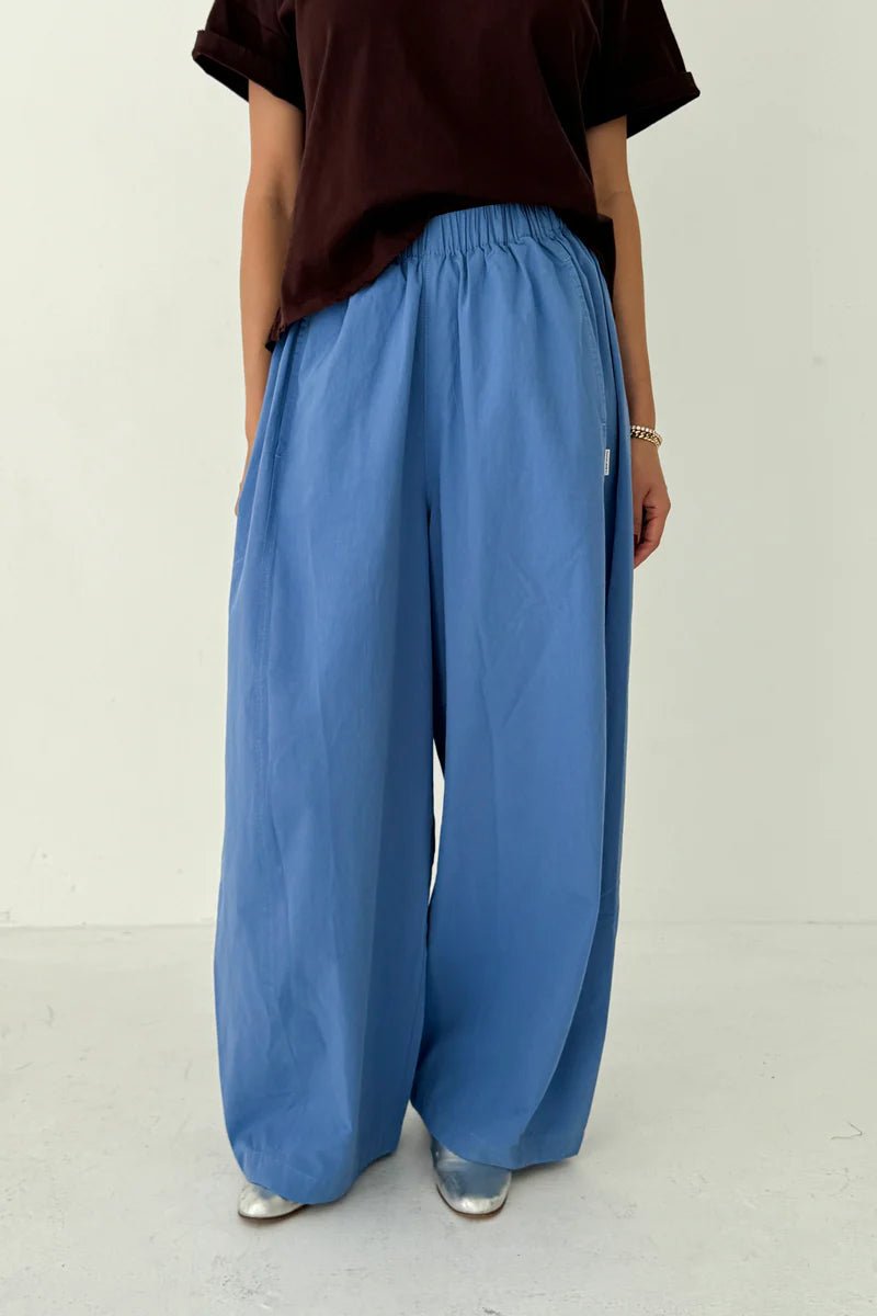 Le Bon Shoppe Parachute Pants Slate Blue - Steranko Clothing Manchester