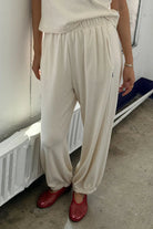 Le Bon Shoppe Pointelle Balloon Pants Natural - Steranko Clothing Manchester