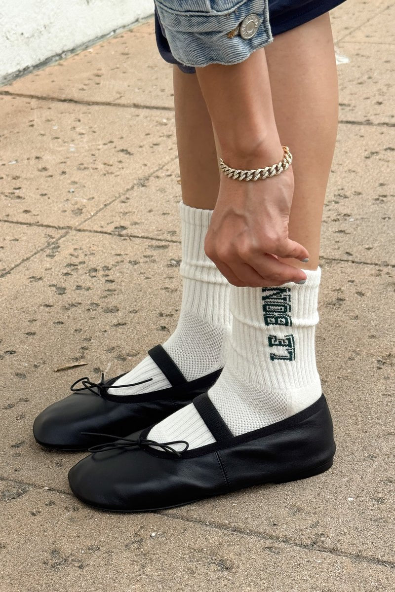 Le Bon Shoppe Preppy Socks Canvas / Green - Steranko Clothing Manchester