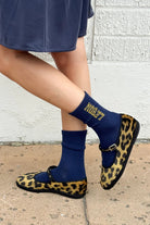 Le Bon Shoppe Preppy Socks Navy / Gold - Steranko Clothing Manchester