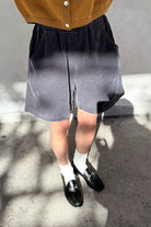 Le Bon Shoppe Soft Corduroy City Shorts Charcoal - Steranko Clothing Manchester