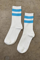 Le Bon Shoppe Varsity Her Socks Blue Stripe - Steranko Clothing Manchester