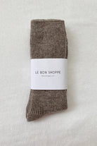 Le Bon Shoppe Winter Sparkle Socks Nutmeg - Steranko Clothing Manchester