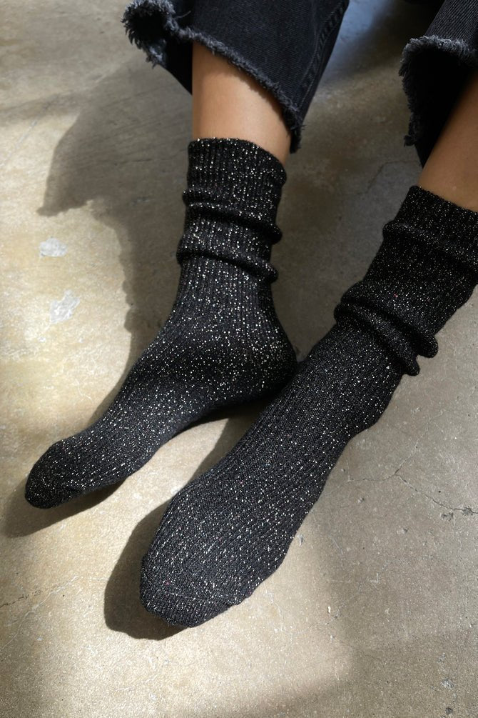 Le Bon Shoppe Winter Sparkle Socks Starry Night - Steranko Clothing Manchester