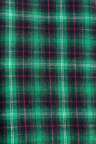 Louche Rivka Winter Check Pleat Long Sleeve Blouse Green - Steranko Clothing Manchester