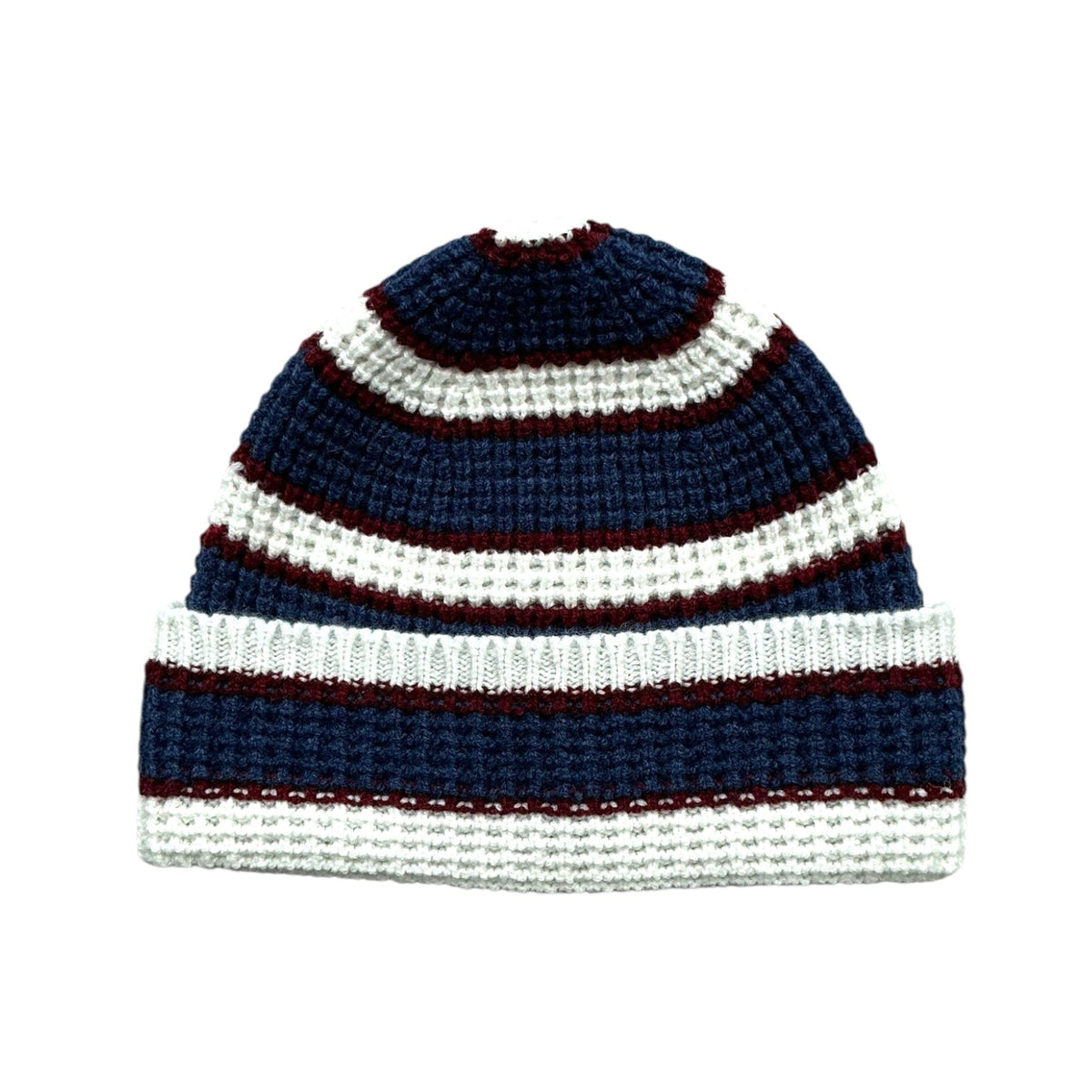 Mackie Lowes Hat Burgundy Blue Off White - Steranko Clothing Manchester
