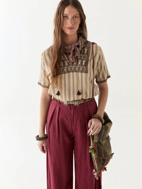 Maison Hotel Marisa Pant Berenson Sauvignon - Steranko Clothing Manchester