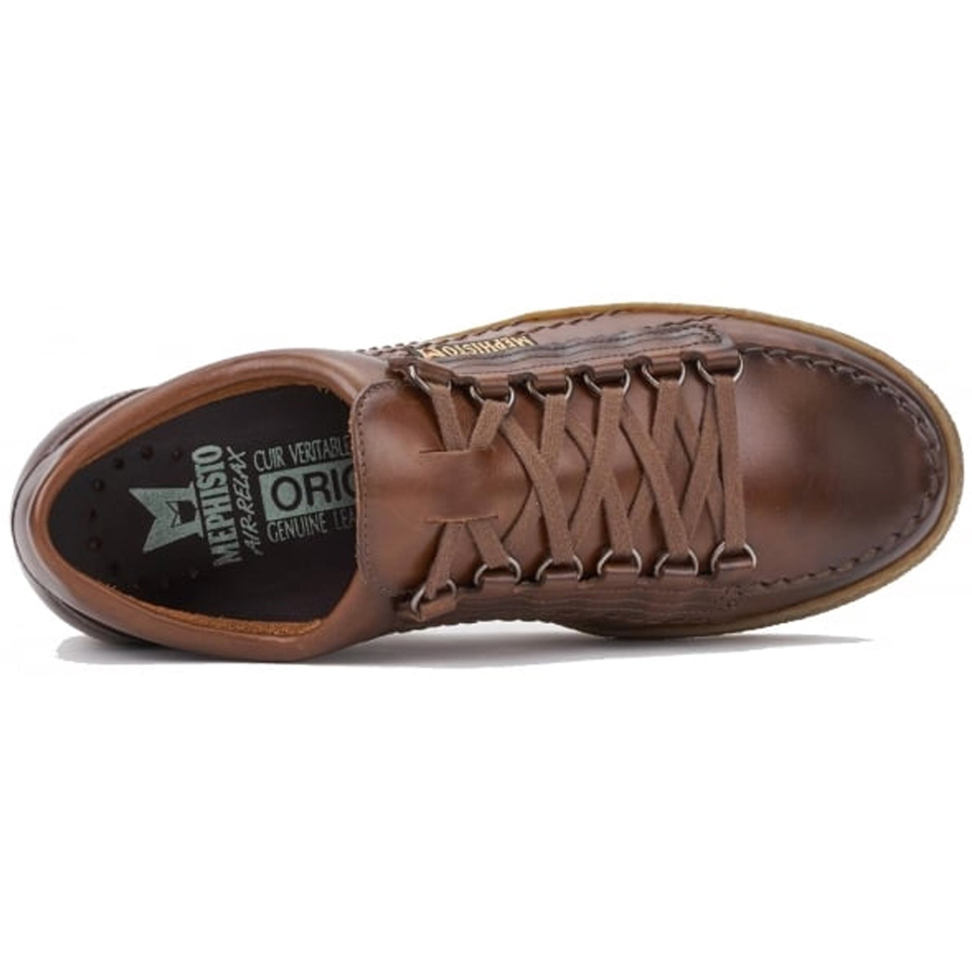 Buy online Mephisto Rainbow Velours Brown | Steranko Manchester