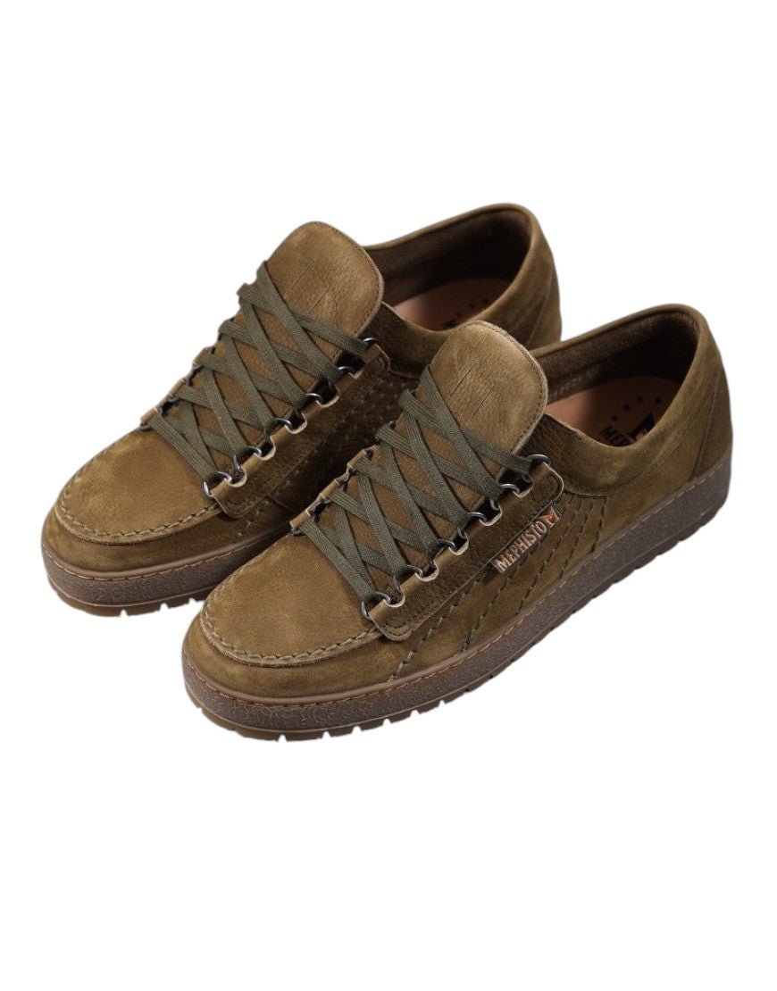 Mephisto Rainbow Sportbuck Lichen - Steranko Clothing Manchester