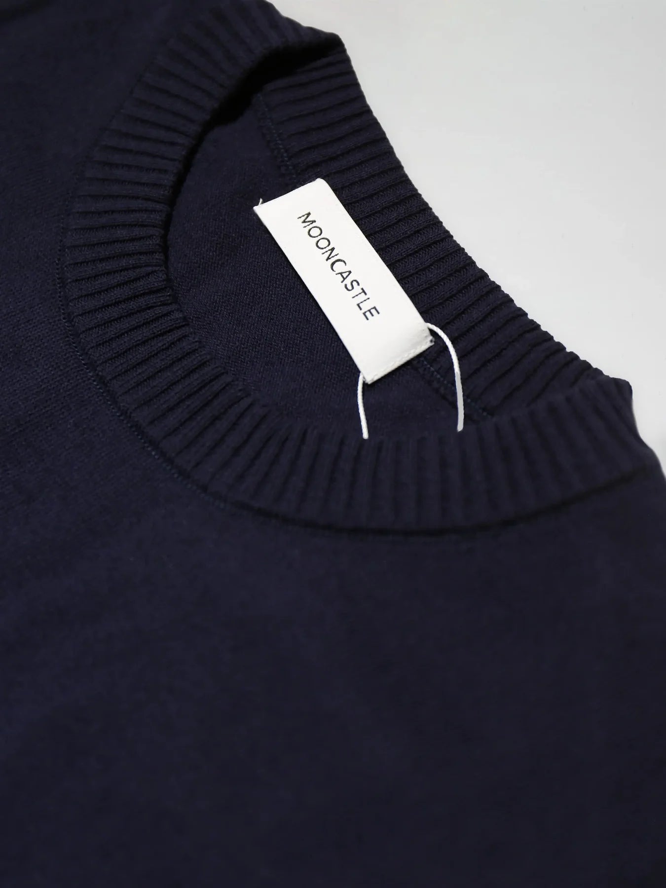 Mooncastle Ice Cotton Crewneck Navy - Steranko Clothing Manchester