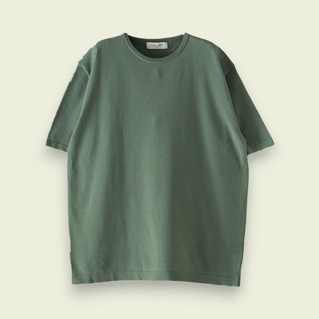 Mooncastle Ice Cotton Relax Crewneck Olive - Steranko Clothing Manchester