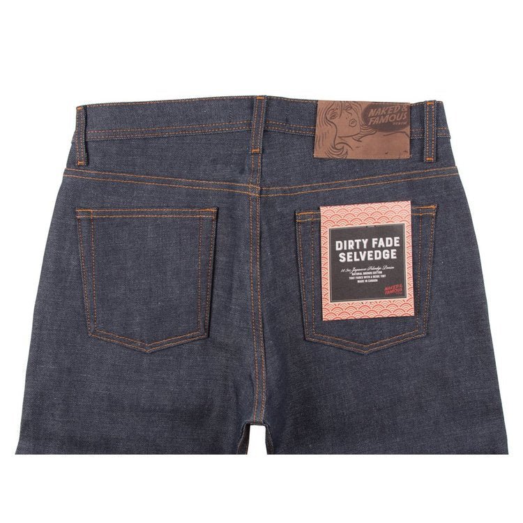 Naked & Famous Weird Guy Dirty Fade Selvedge 31W 33L - Steranko Clothing Manchester