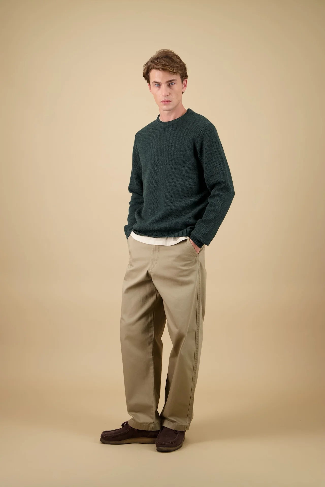 Nitto Youri Sweater Forest Green - Steranko Clothing Manchester