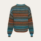 Noella Gio Knit Sweater Turquoise Brown Mix - Steranko Clothing Manchester