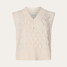 Noella Gio Knit Vest Ivory - Steranko Clothing Manchester