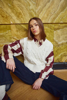 Noella Gio Knit Vest Ivory - Steranko Clothing Manchester