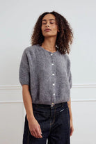 Noella Johanna Knit Cardigan Grey - Steranko Clothing Manchester