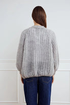 Noella Joseph Cardigan Light Grey Melange - Steranko Clothing Manchester