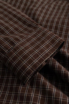 Noella Kesha L/S Blouse Cari Brown Check - Steranko Clothing Manchester