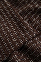 Noella Kesha L/S Blouse Cari Brown Check - Steranko Clothing Manchester