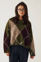 Noella Lai Knit Avocado Green Mix - Steranko Clothing Manchester