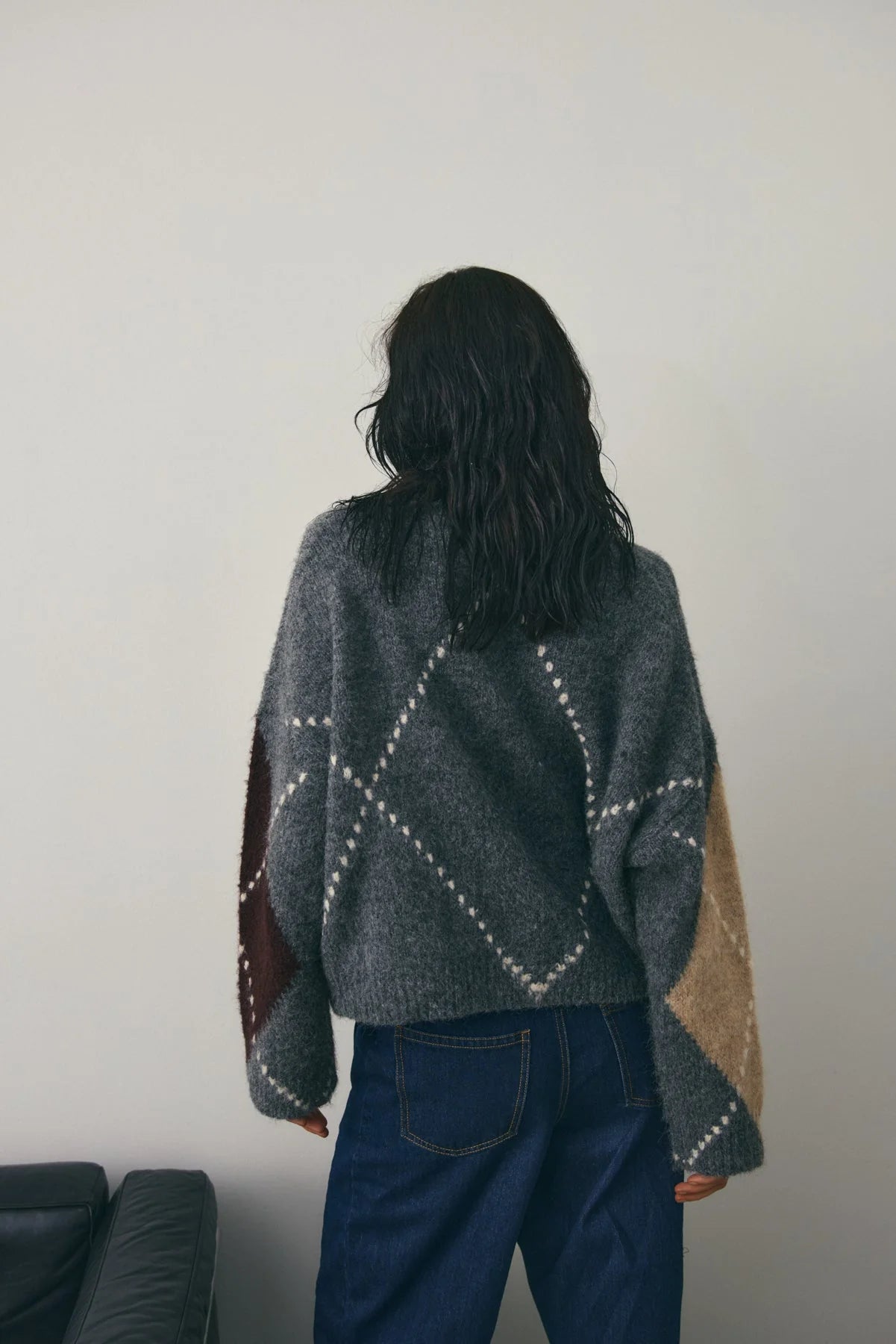 Noella Lai Knit Medium Grey Mel - Steranko Clothing Manchester