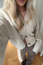 Noella Laiana Knit Cardigan Beige - Steranko Clothing Manchester