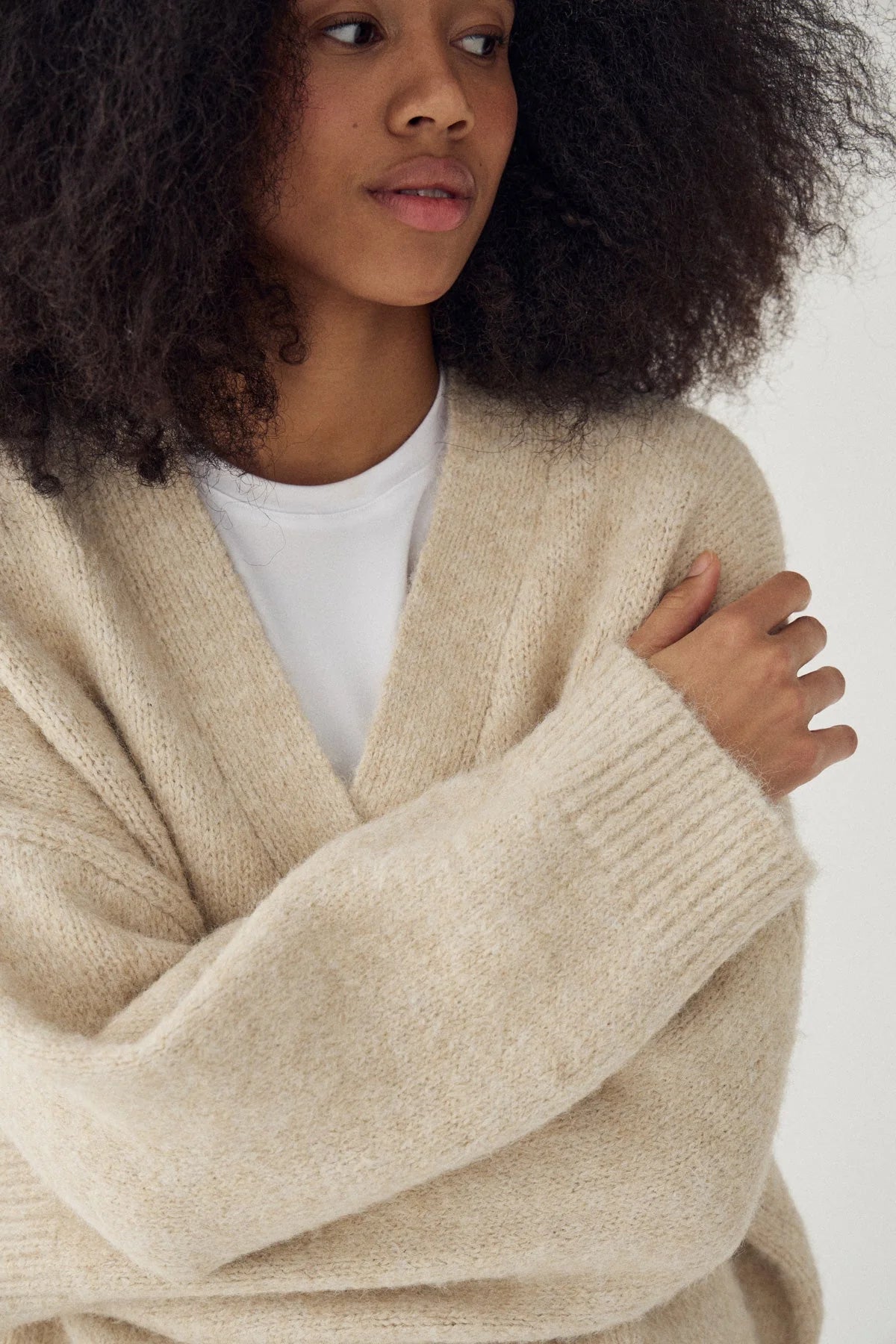 Noella Laiana Knit Cardigan Beige - Steranko Clothing Manchester