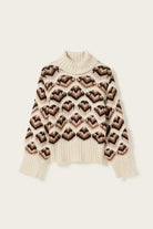 Noella Lata Knit Ivory Multi - Steranko Clothing Manchester
