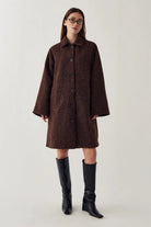 Noella Lillietta Coat Coffee Melange - Steranko Clothing Manchester