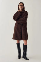 Noella Lillietta Coat Coffee Melange - Steranko Clothing Manchester