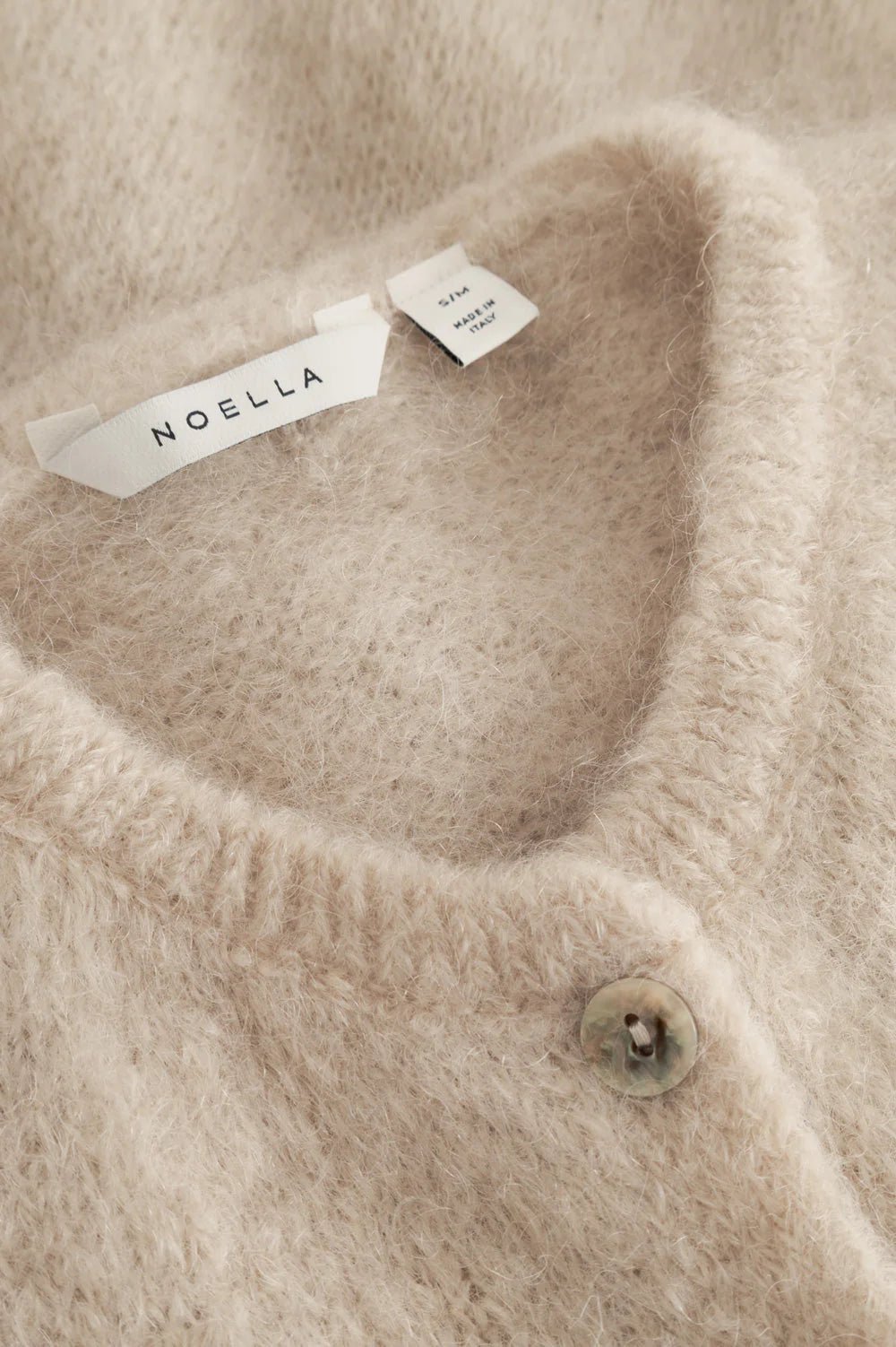 Noella Lorell Knit SS Cardigan Beige - Steranko Clothing Manchester