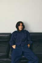 Noella Lucina L/S Blouse Navy Blue - Steranko Clothing Manchester