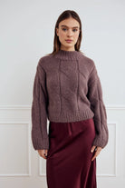 Noella Lynx Knit Morel - Steranko Clothing Manchester
