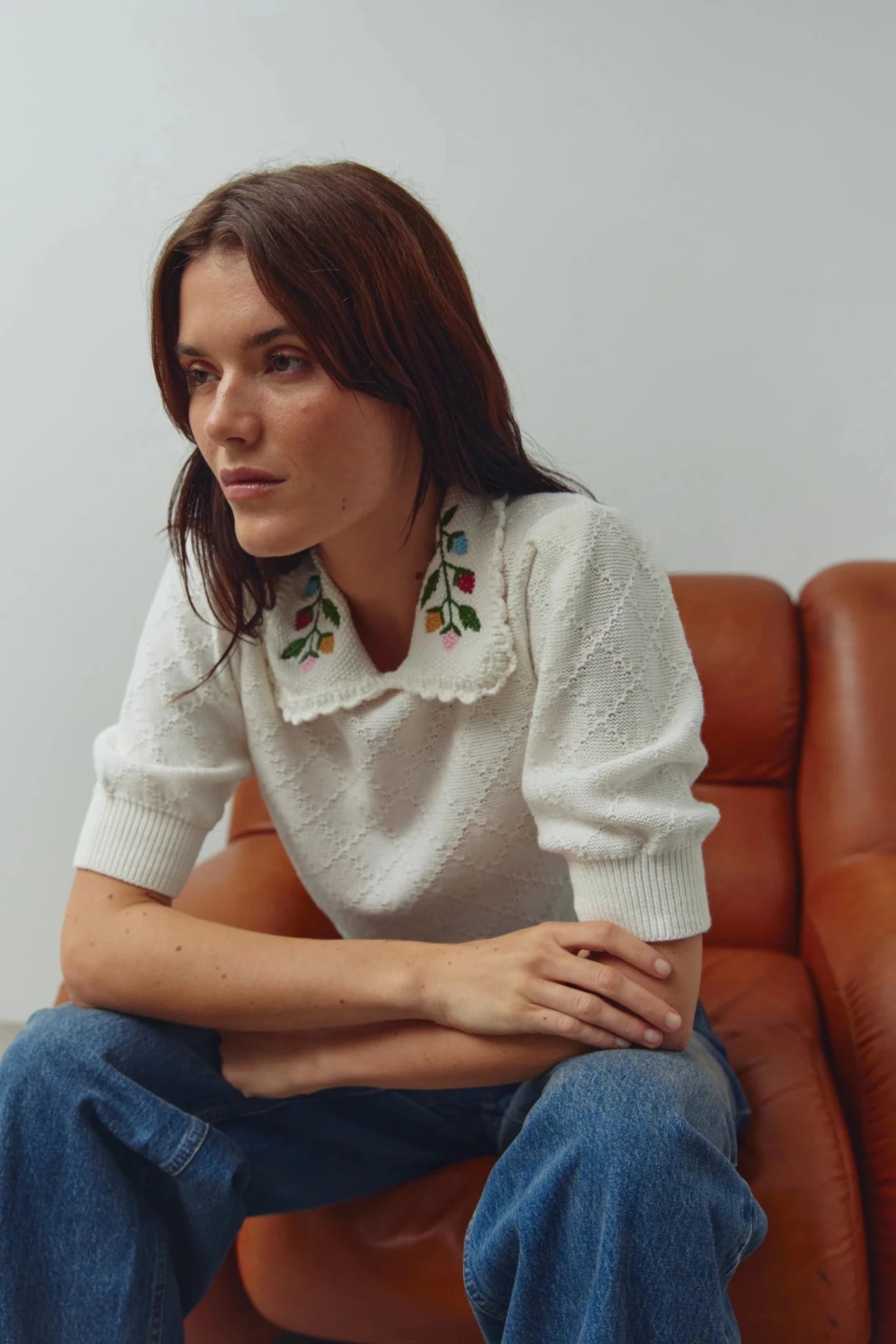 Noella Madeleine SS Knit Ivory - Steranko Clothing Manchester