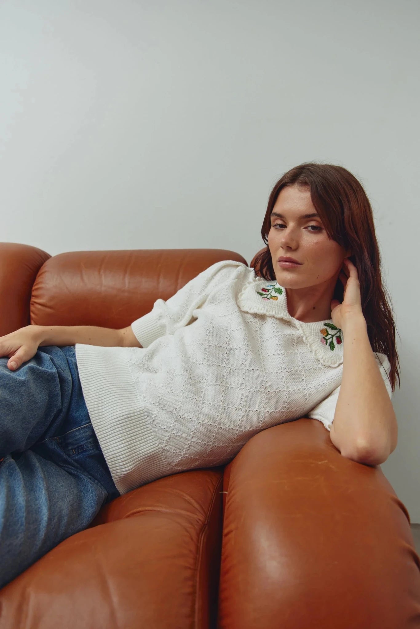 Noella Madeleine SS Knit Ivory - Steranko Clothing Manchester