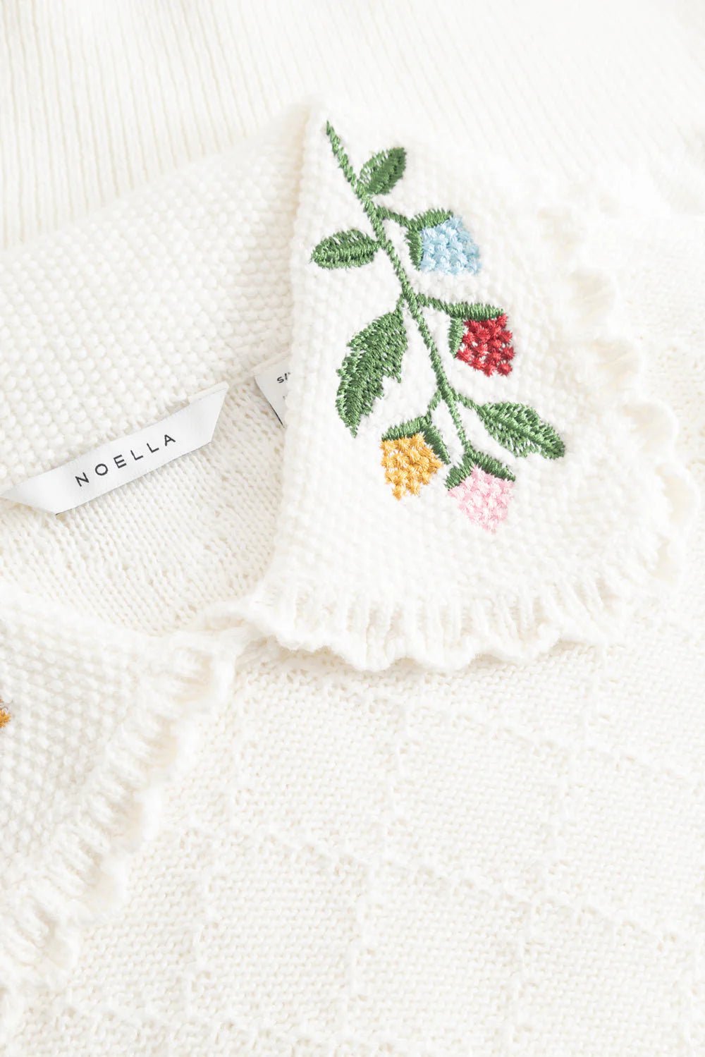 Noella Madeleine SS Knit Ivory - Steranko Clothing Manchester