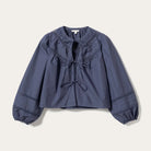 Noella Marceline Blouse Dusty Blue - Steranko Clothing Manchester