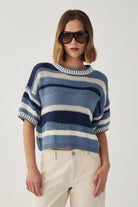 Noella Marian Knit Daya Blue Stripe - Steranko Clothing Manchester