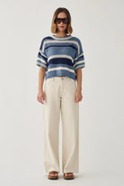 Noella Marian Knit Daya Blue Stripe - Steranko Clothing Manchester